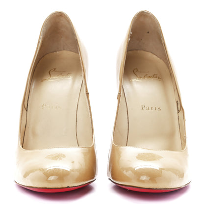Christian Louboutin Patent Fifille 100 Pumps 40 Nude 2 of 8