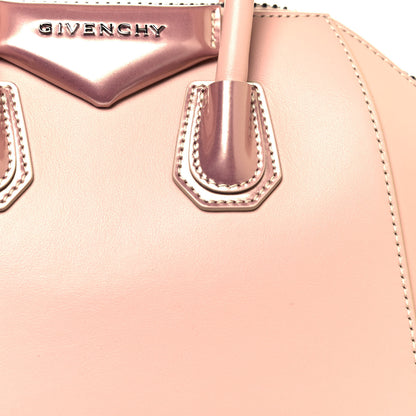 Givenchy Metallic Calfskin Mini Antigona Light Pink 8 of 10
