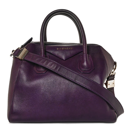 Givenchy Sugar Goatskin Small Antigona Dark Purple 1 of 7