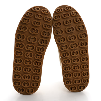 Gucci GG Monogram Mens 1977 Tennis Platform 52mm Sneakers 8 Beige Ebony Mystic White 5 of 11