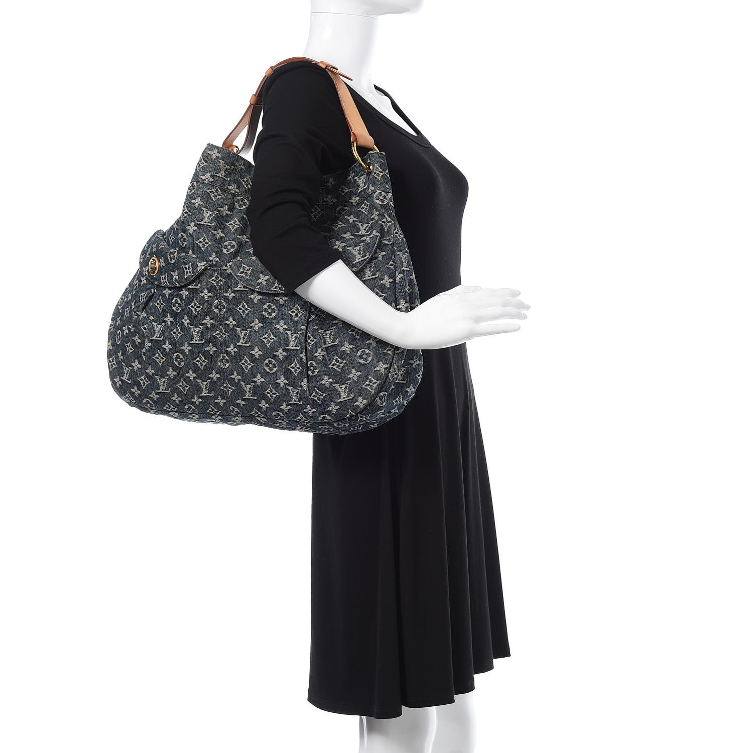Louis Vuitton Denim Daily GM Gris Blue 2 of 12