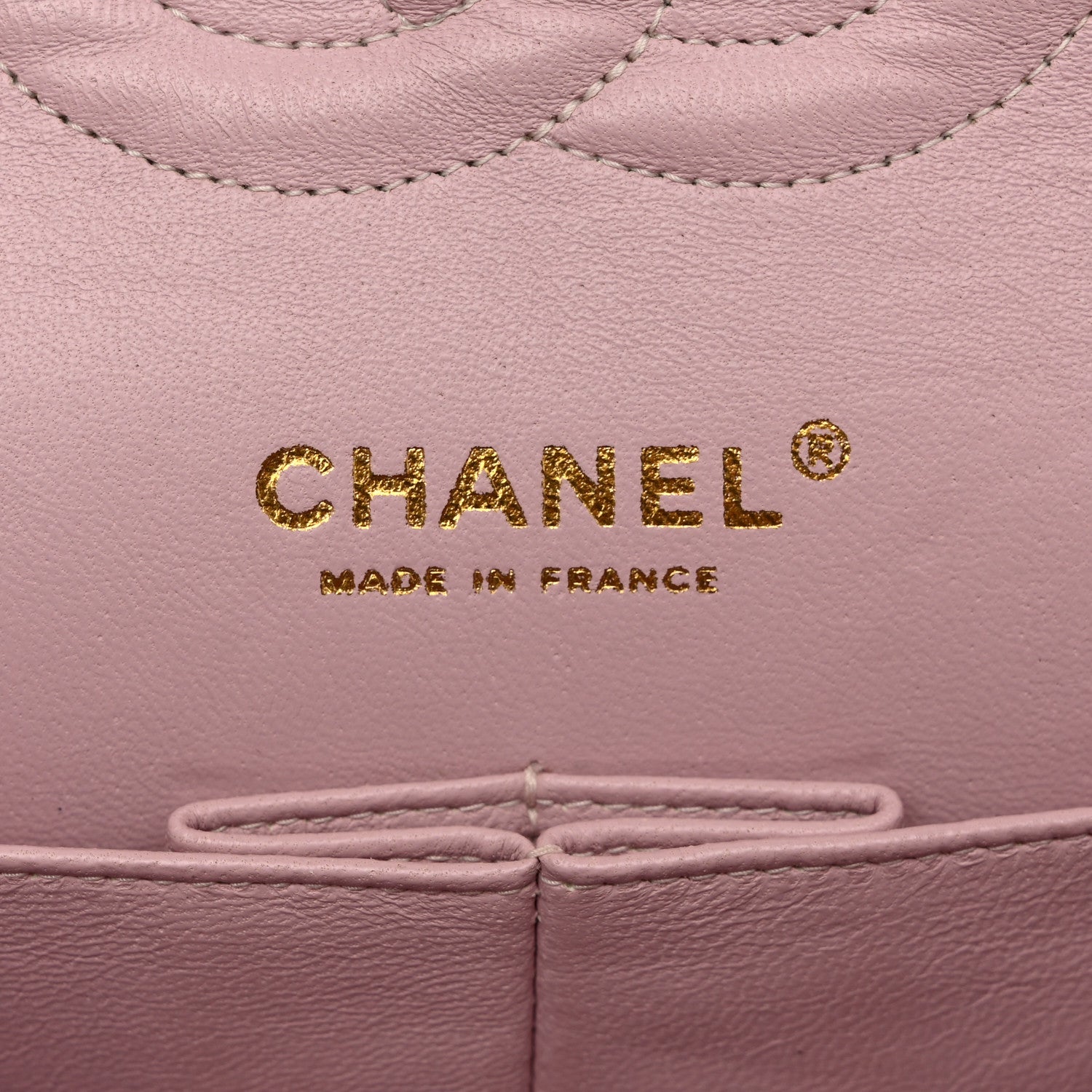 Chanel Tweed Quilted Medium Double Flap Light Pink 6 of 17