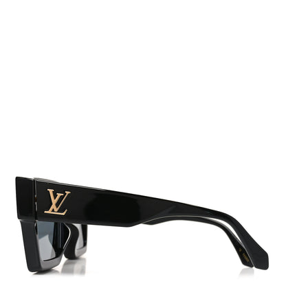 Louis Vuitton Acetate Swarovski Crystal Cyclone Sunglasses Z1578W Black 3 of 6