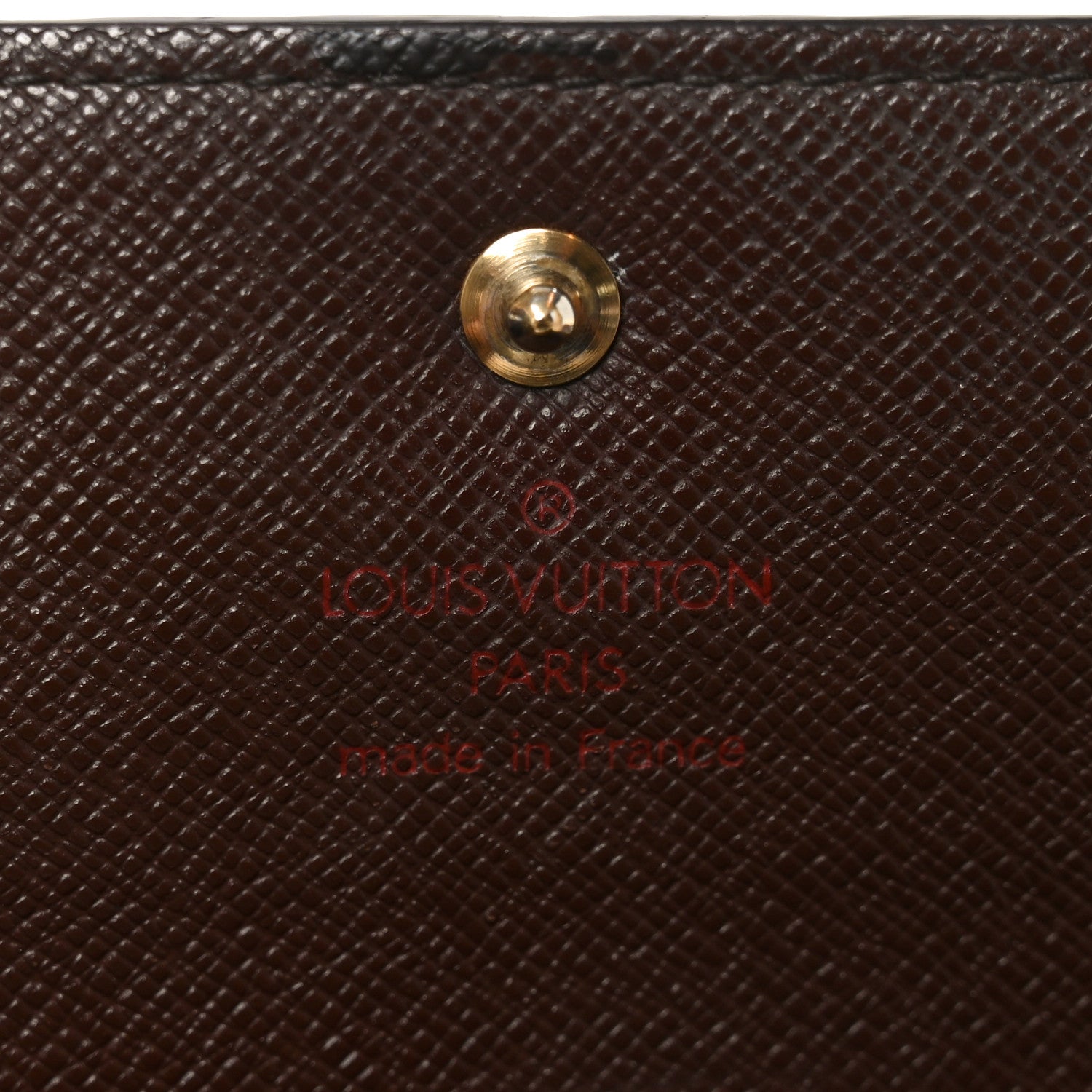 Louis Vuitton Damier Ebene Porte Tresor Etui Papier Wallet 6 of 6