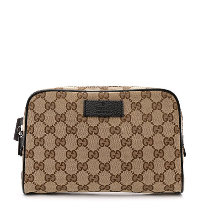 Gucci Monogram Belt Bag Dark Brown 1 of 10