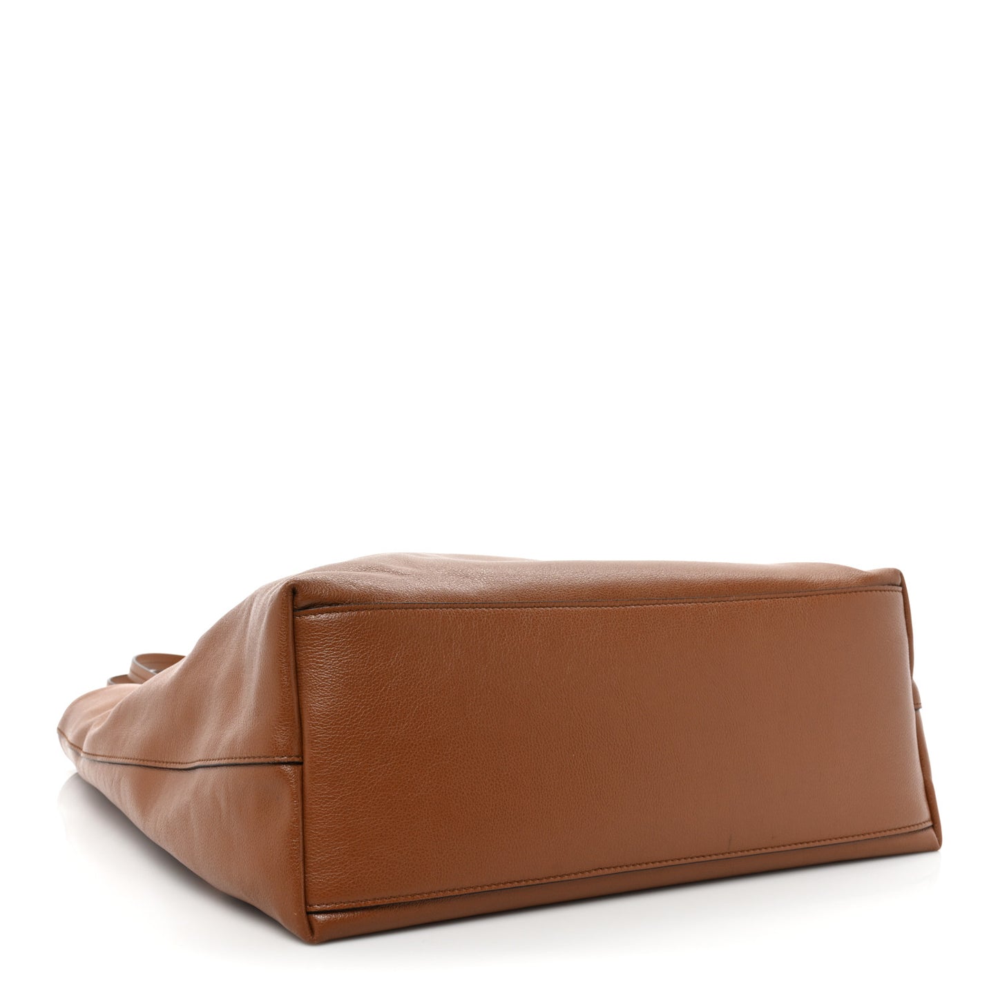 Soft Calf Shopping Tote Cannella