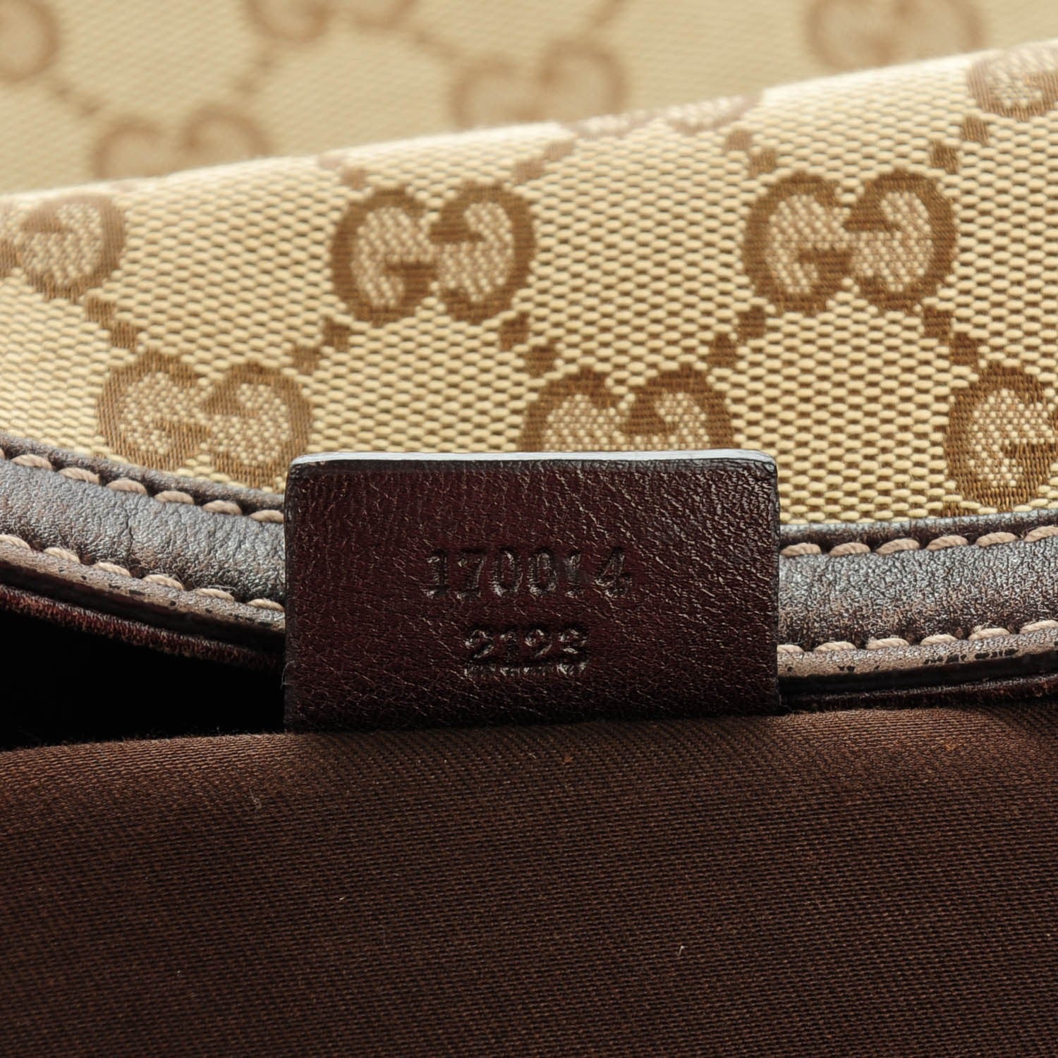 Gucci Monogram Large Wave Hobo Dark Brown 7 of 7