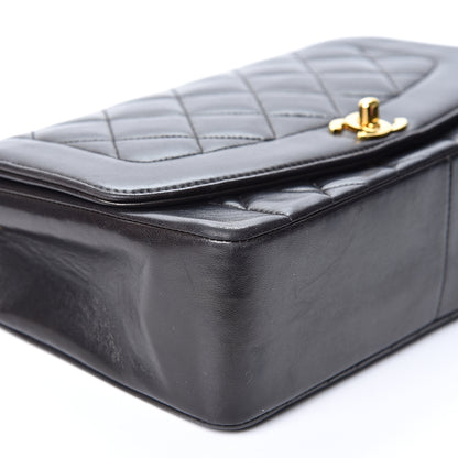 Chanel Lambskin Quilted Medium Single Flap Black 8 of 10
