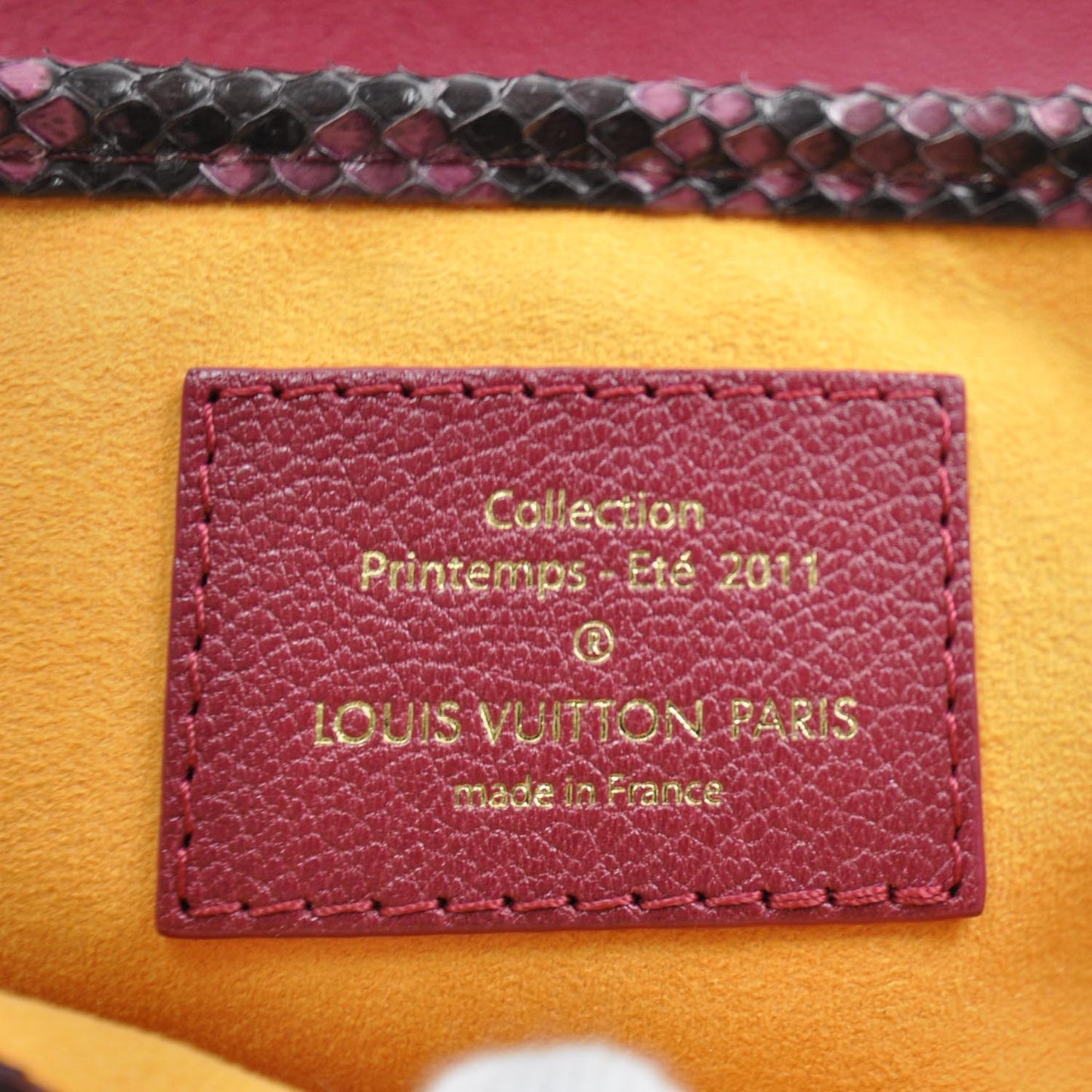 Monogram Sequins Savage Cub Clutch Rose