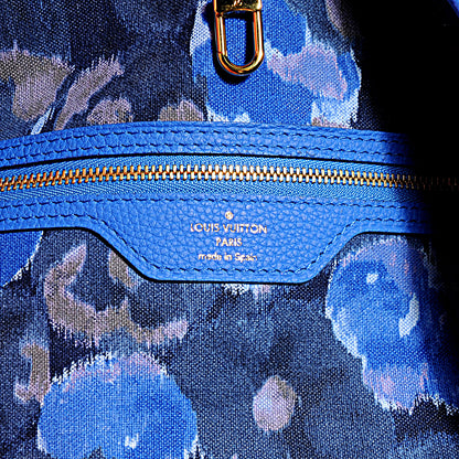 Louis Vuitton Monogram Articles de Voyage Ikat Neverfull MM Grand Blue 6 of 7