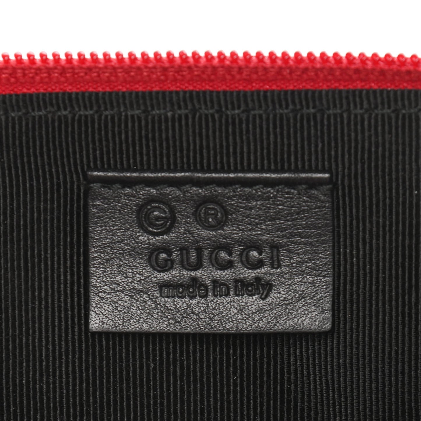 Calfskin Lizard Embossed Boat Pochette Red