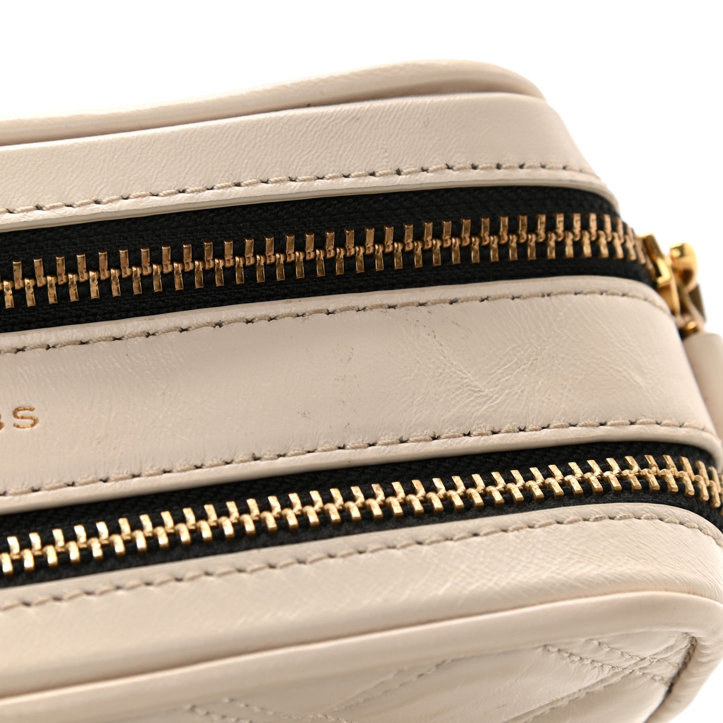 Calfskin Quilted The Softshot 21 Bag Ivory
