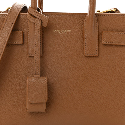 Saint Laurent Grained Calfskin Nano Sac De Jour Cinnamon 8 of 10