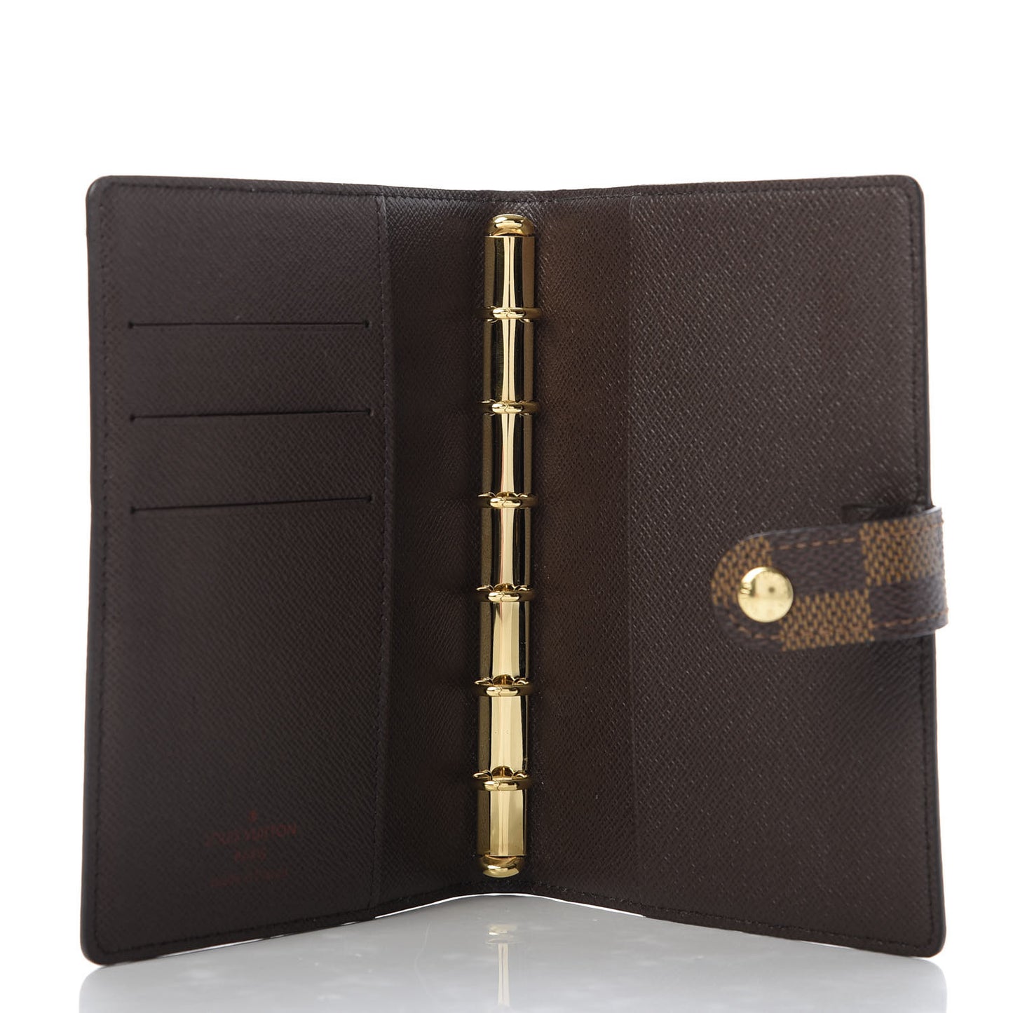 Damier Ebene Small Ring Agenda Cover