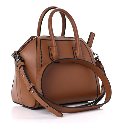 Givenchy Calfskin Chain Detail Mini Antigona Caramel 3 of 9