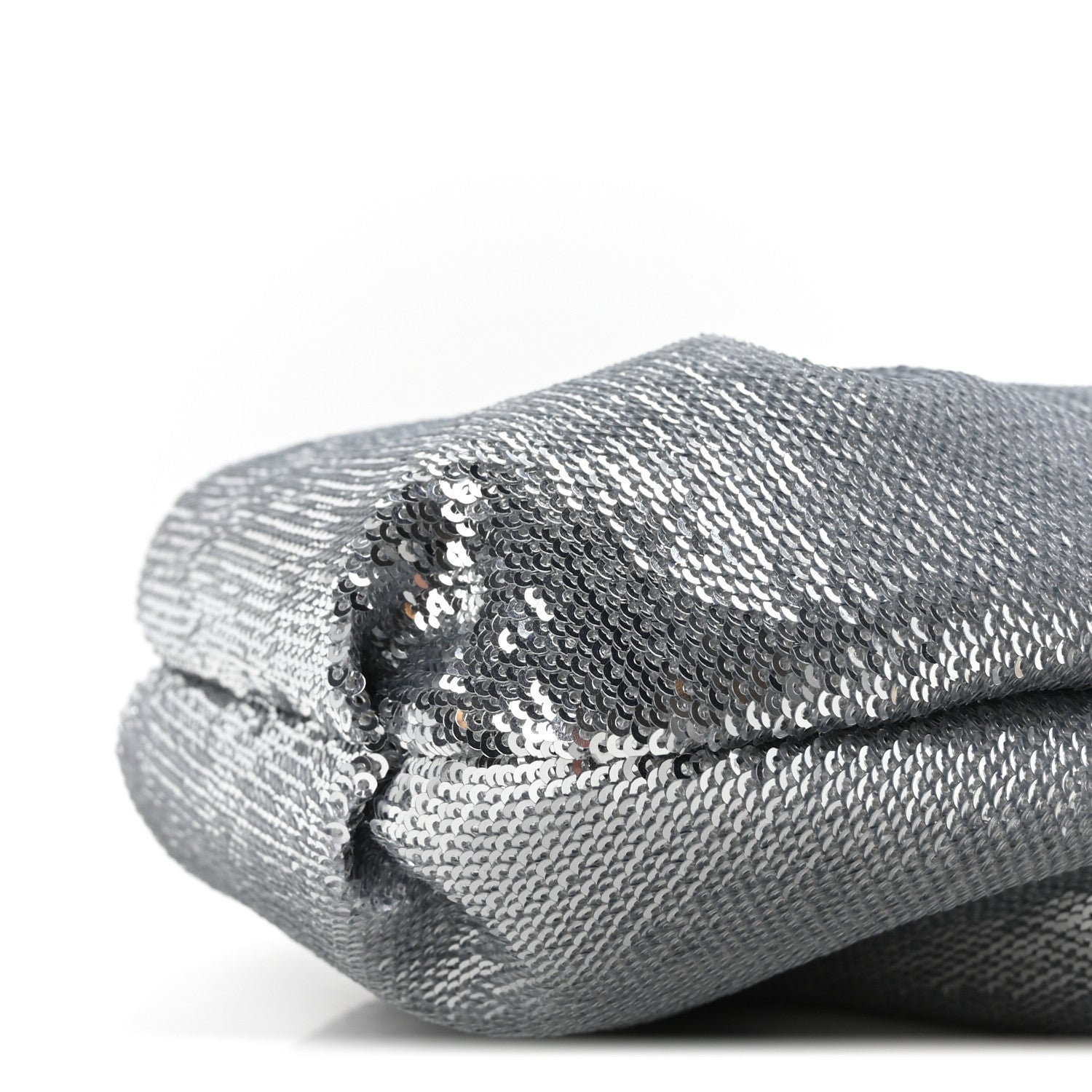 Jimmy Choo Sequin Bonny Shoulder Bag Silver 9 of 9