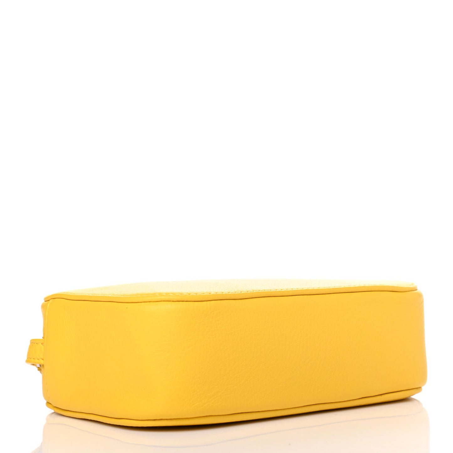 Calfskin Logo XS Everyday Camera Bag Yellow Black