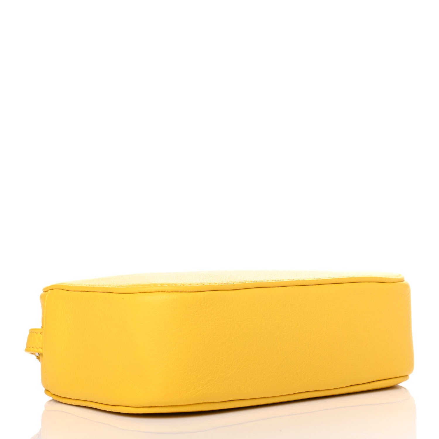 Balenciaga Calfskin Logo XS Everyday Camera Bag Yellow Black 3 of 4
