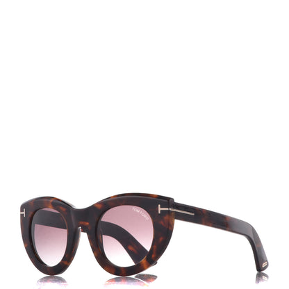 Tom Ford Marcella Cat Eye Sunglasses TF583 Tortoise Shell 1 of 6