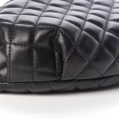 Chanel Lambskin Quilted Banane Waist Bag Fanny Pack Black 8 of 11