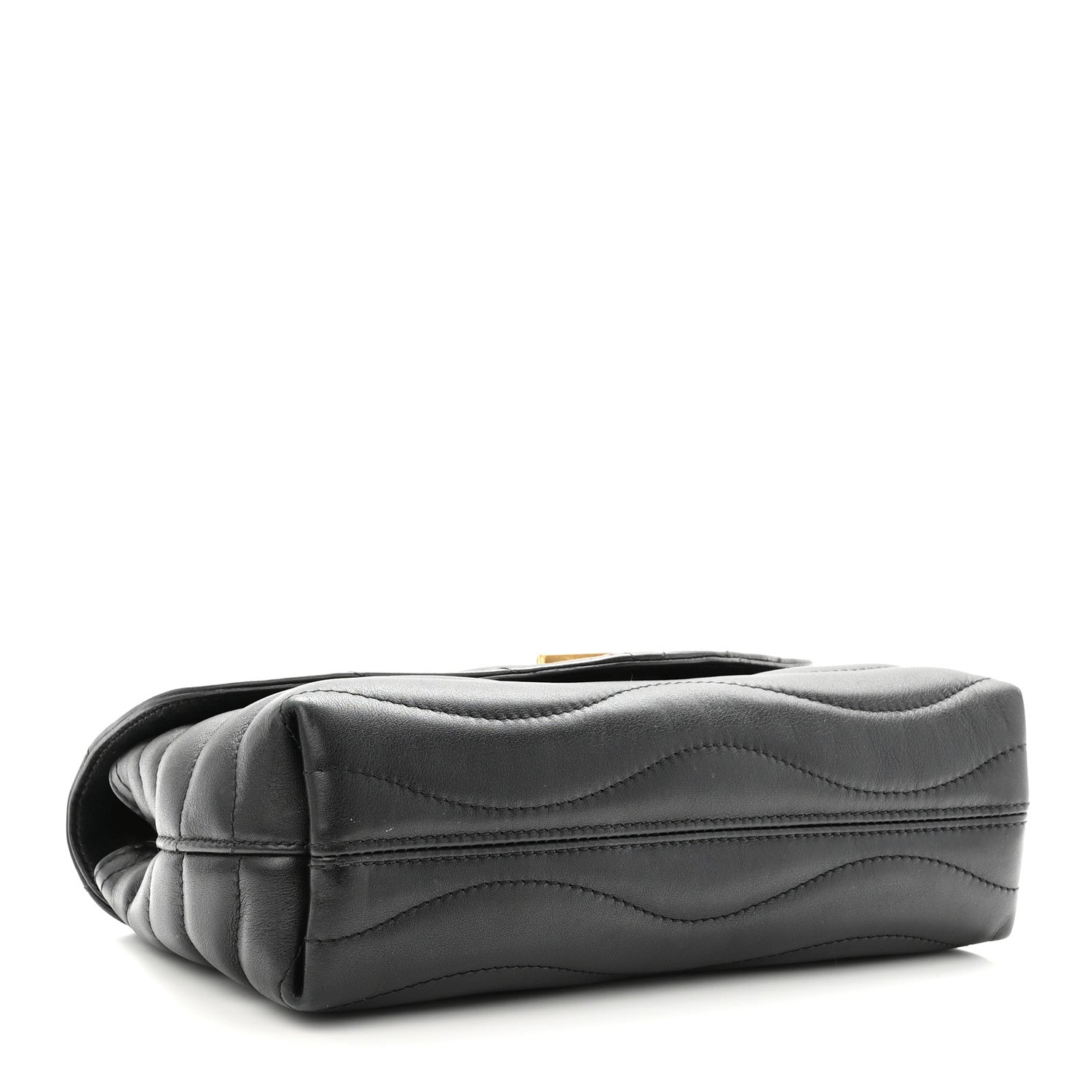 Louis Vuitton Calfskin LV New Wave Chain Bag Black 4 of 11