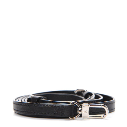 Louis Vuitton Calfskin Petite Malle Adjustable Shoulder Strap Black 1 of 3