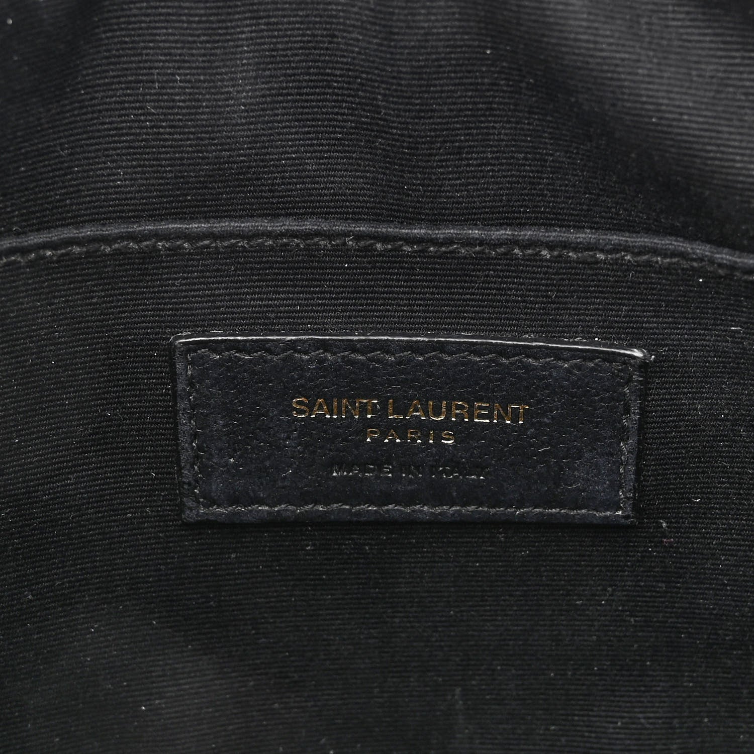 Saint Laurent Calfskin Matelasse Monogram Lou Camera Bag Black 6 of 9