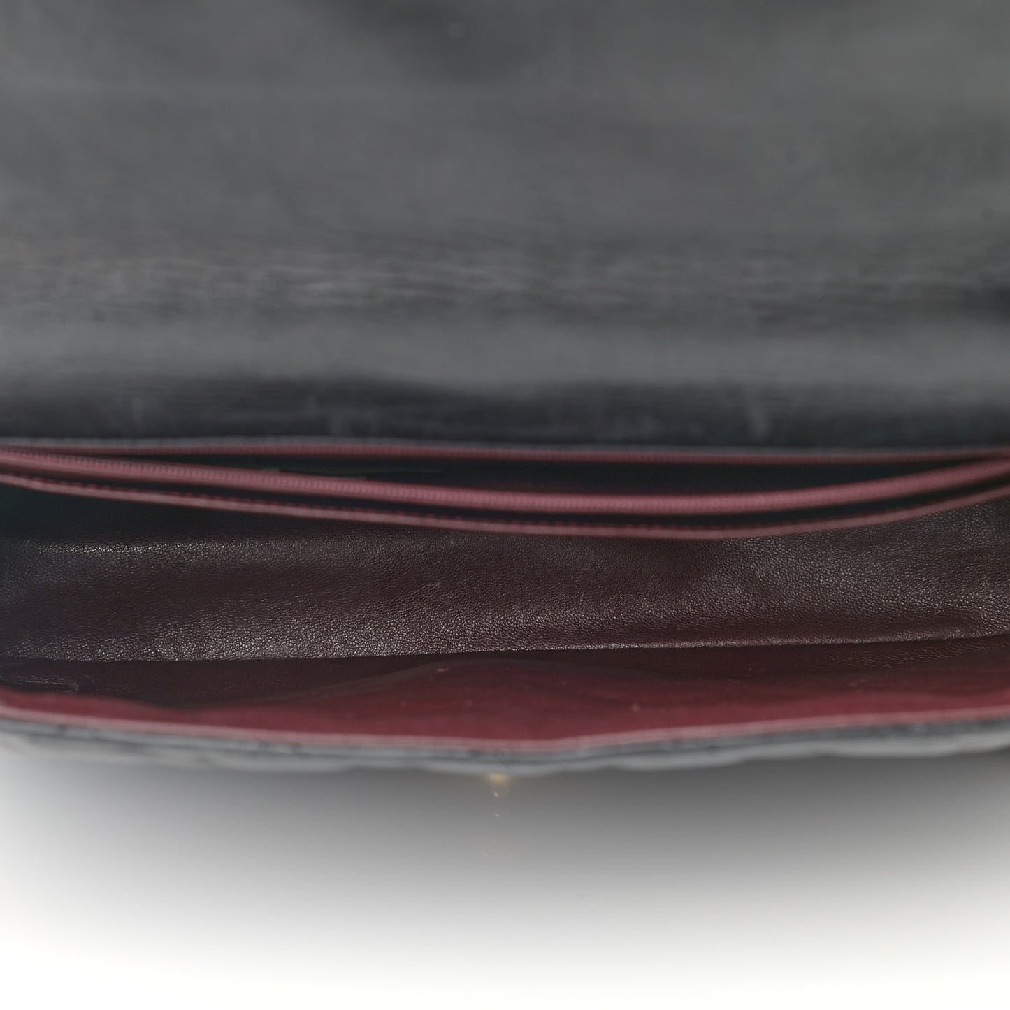 Lambskin Quilted Maxi Single Flap Black