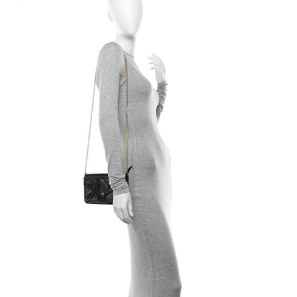 Louis Vuitton Vernis Pochette Felicie Chain Wallet Amarante 3 of 15