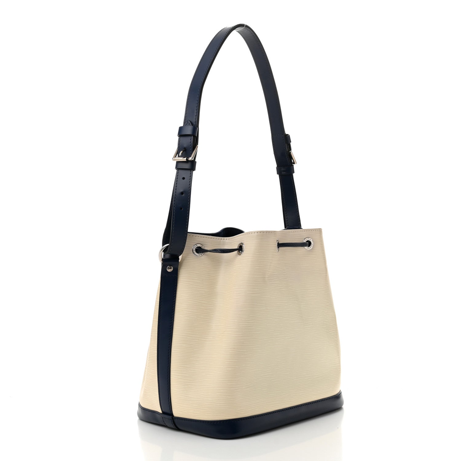 Louis Vuitton Epi Petit Bi-Color Noe Ivory Indigo 3 of 10