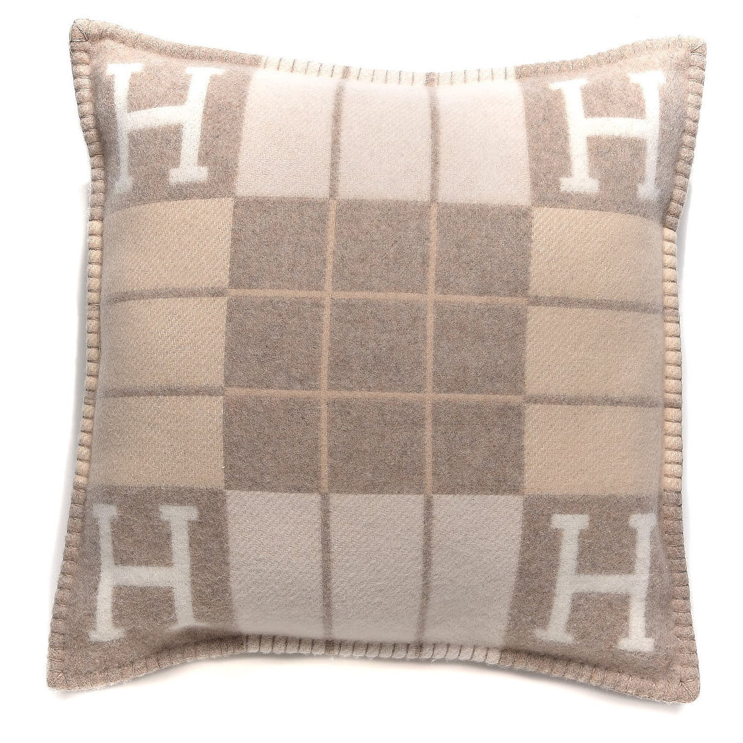 Wool Cashmere Avalon III Pillow PM Coco Camomille