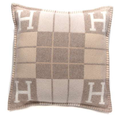 Hermes Wool Cashmere Avalon III Pillow PM Coco Camomille 1 of 5