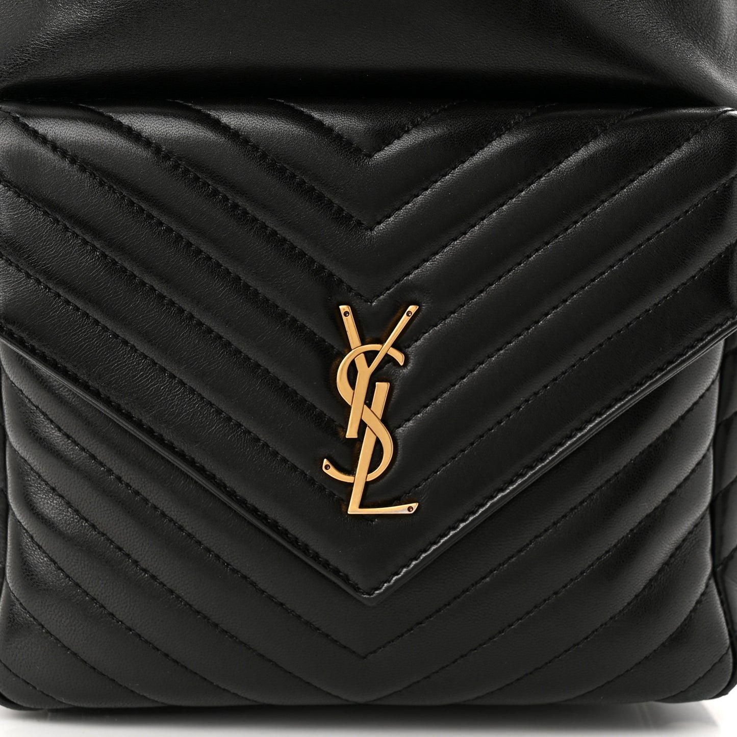 Lambskin Matelasse Monogram Joe Backpack Black