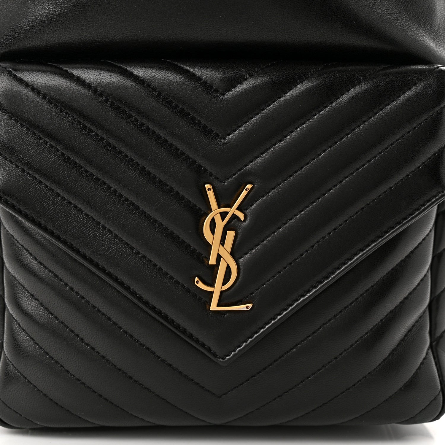 Saint Laurent Lambskin Matelasse Monogram Joe Backpack Black 8 of 11