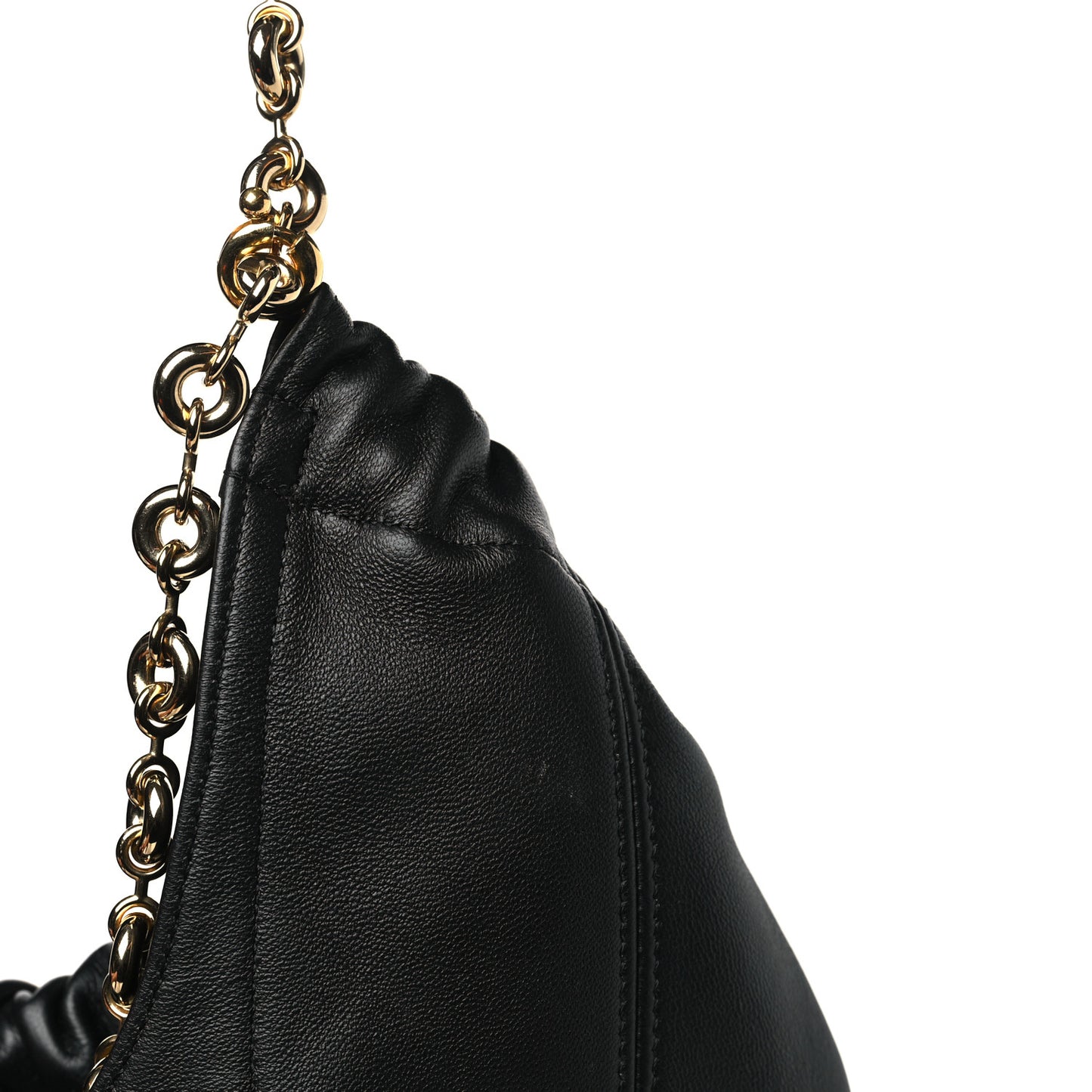 Nappa Small Squeeze Bag Black