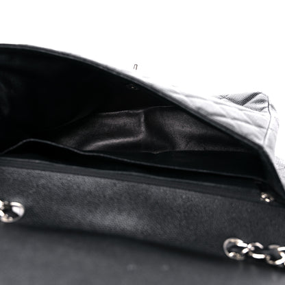 Chanel Caviar Quilted Jumbo Single Flap Black 5 of 19