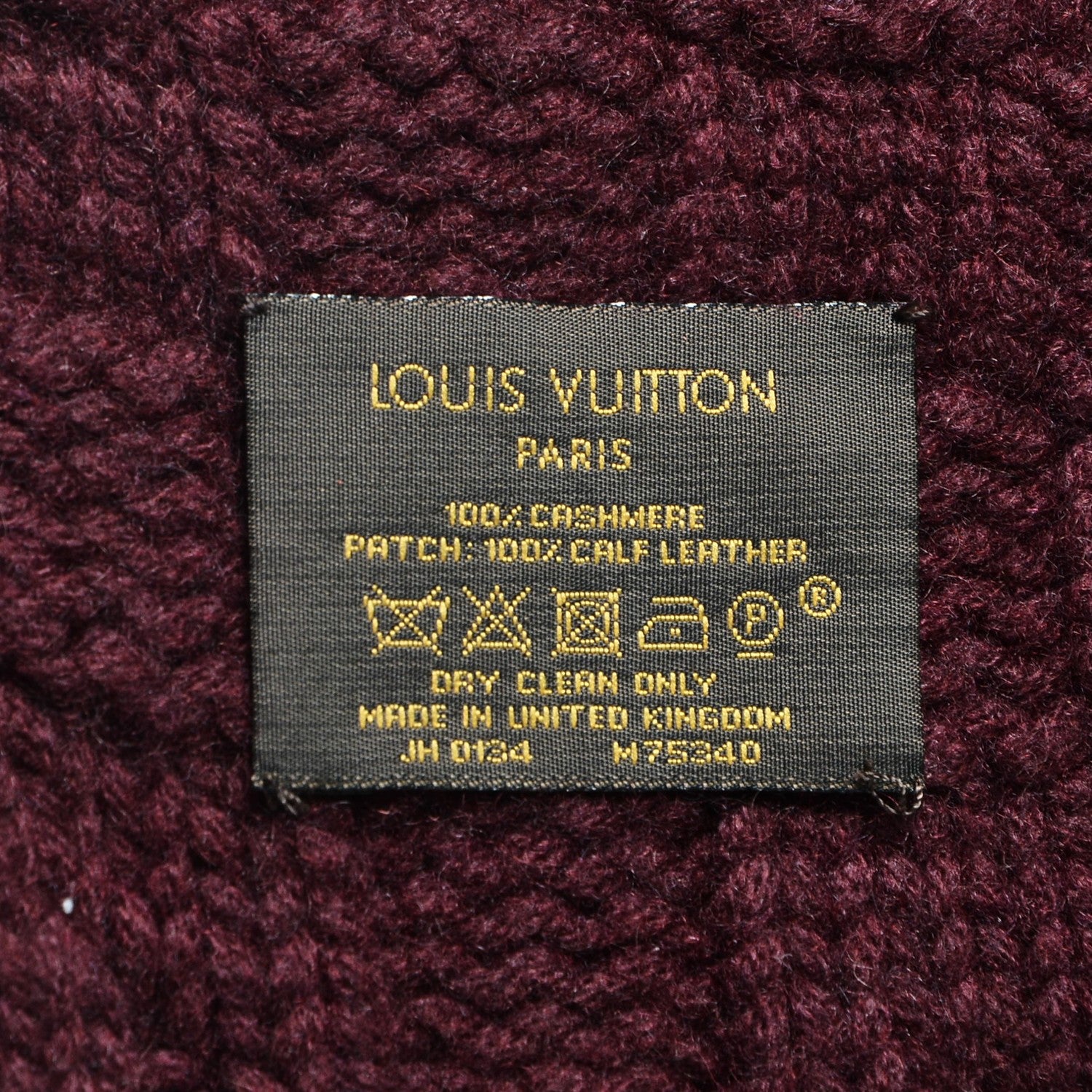 Louis Vuitton Cashmere Damier Helsinki Scarf 5 of 5