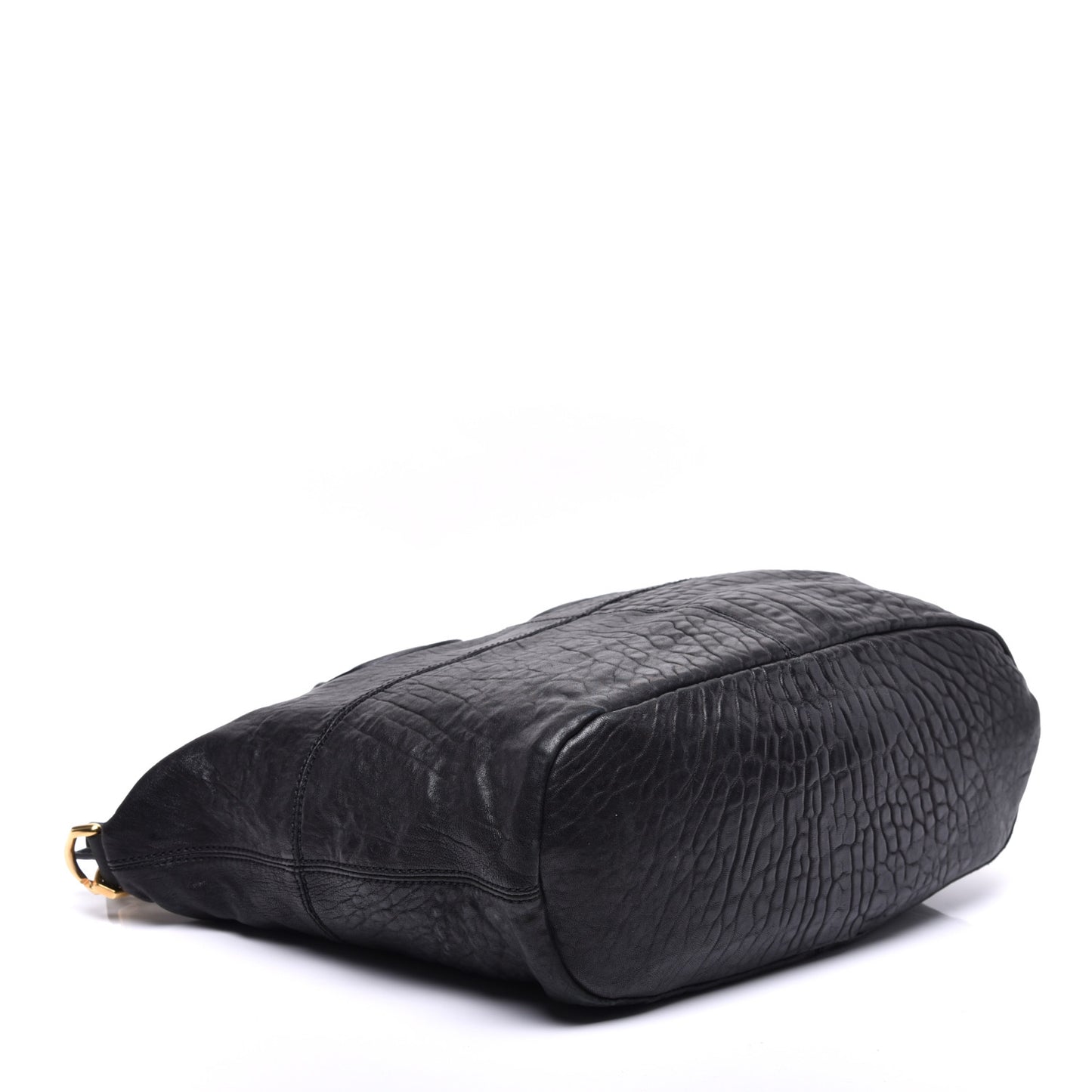 Pebbled Sheepskin Medium Nightingale Black