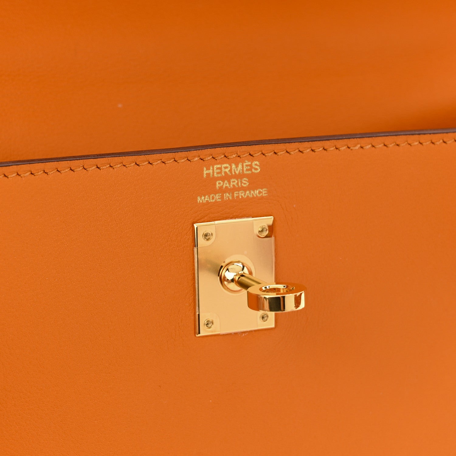 Hermes Swift Kelly Retourne 25 Abricot 6 of 11