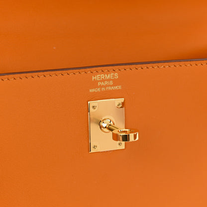 Hermes Swift Kelly Retourne 25 Abricot 6 of 11