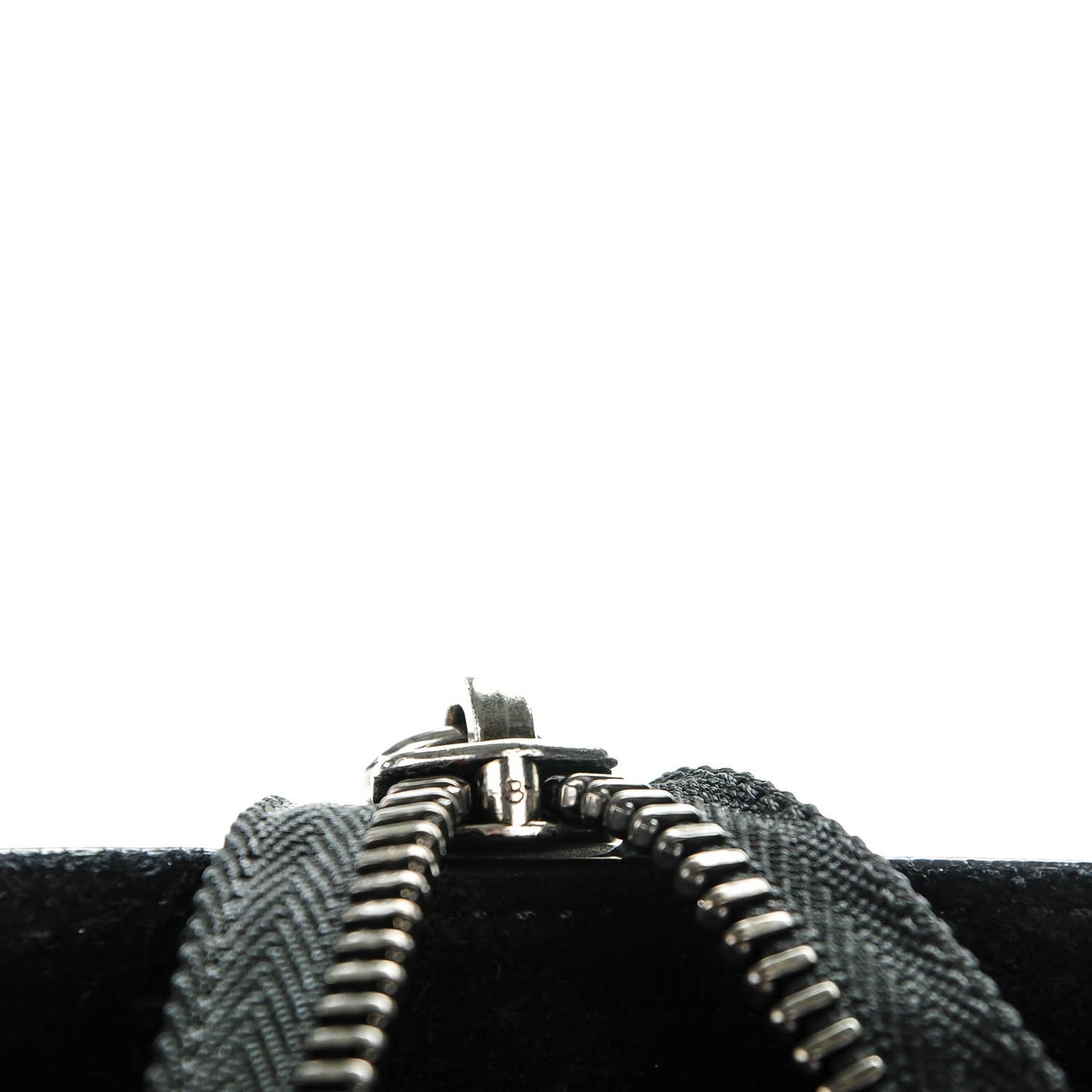 Drummed Calfskin Mini Luggage Black