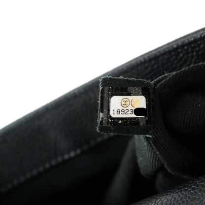 Chanel Caviar Quilted Medium Now and Forever Flap Black 7 of 7