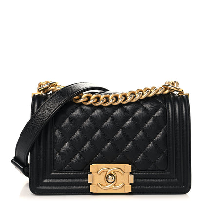 Chanel Caviar Quilted Small Boy Flap Black 1 of 11