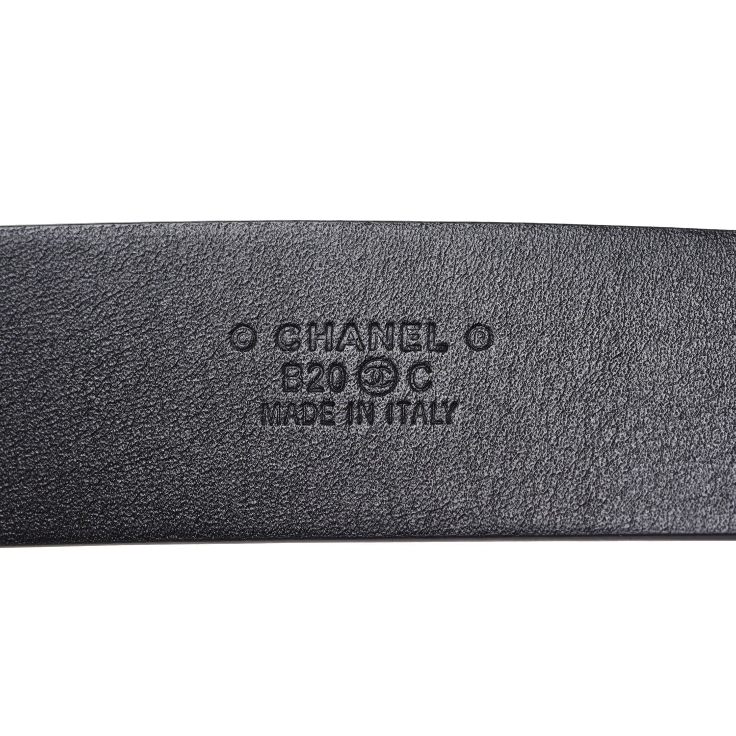 Chanel Calfskin CC Chain Vintage Allure Logo Belt 90 36 Black 4 of 6