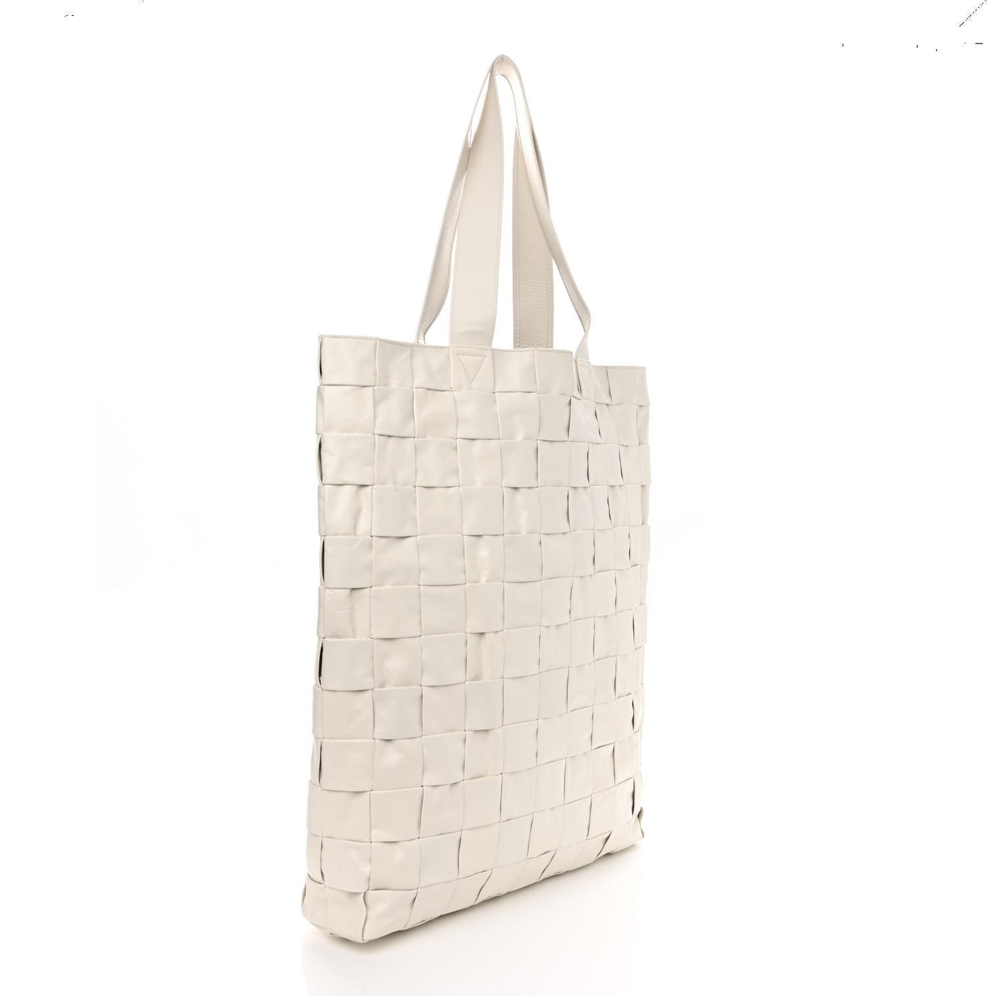 Calfskin Maxi Intrecciato Cassette Tote White