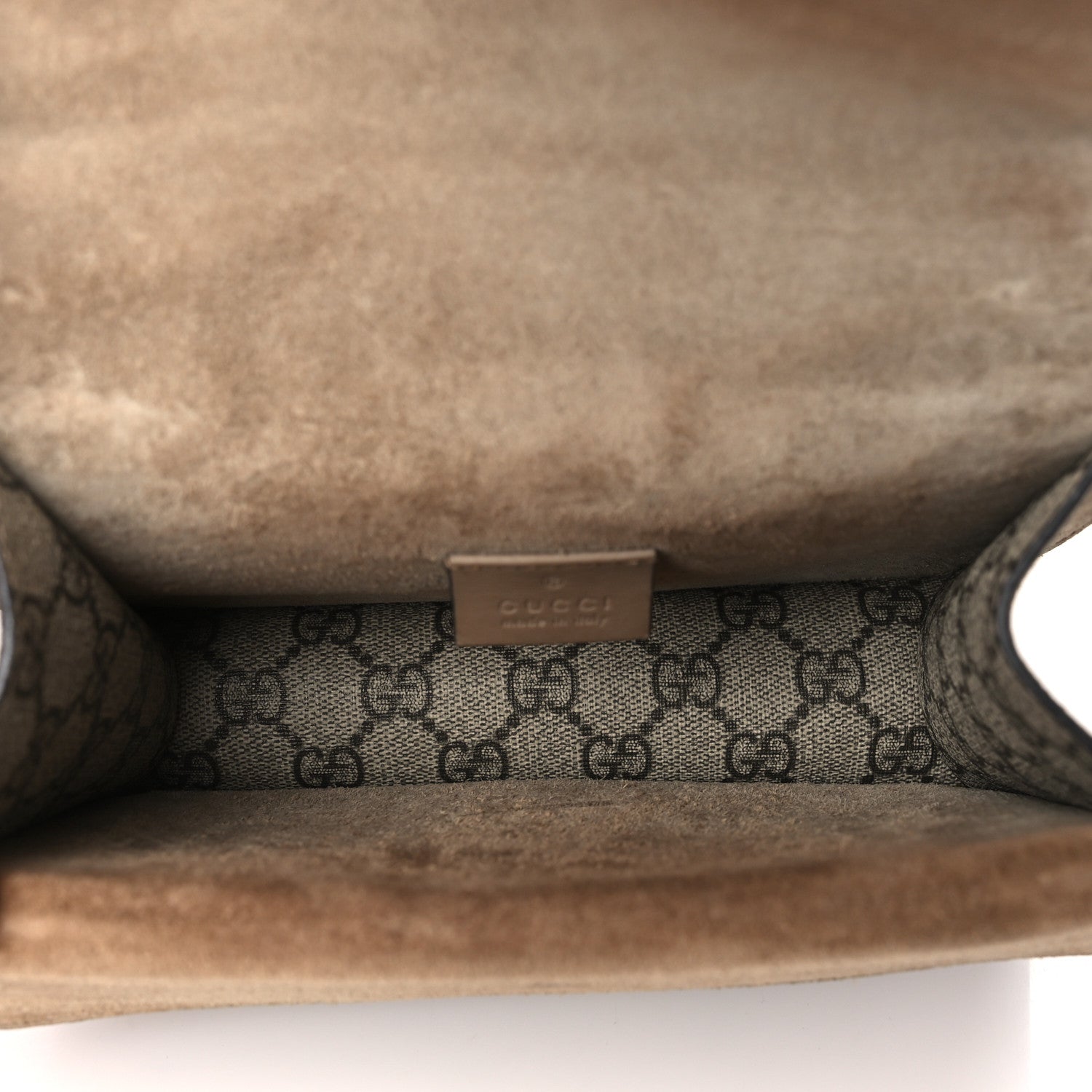 Gucci GG Supreme Monogram Mini Dionysus Shoulder Bag Taupe 5 of 12