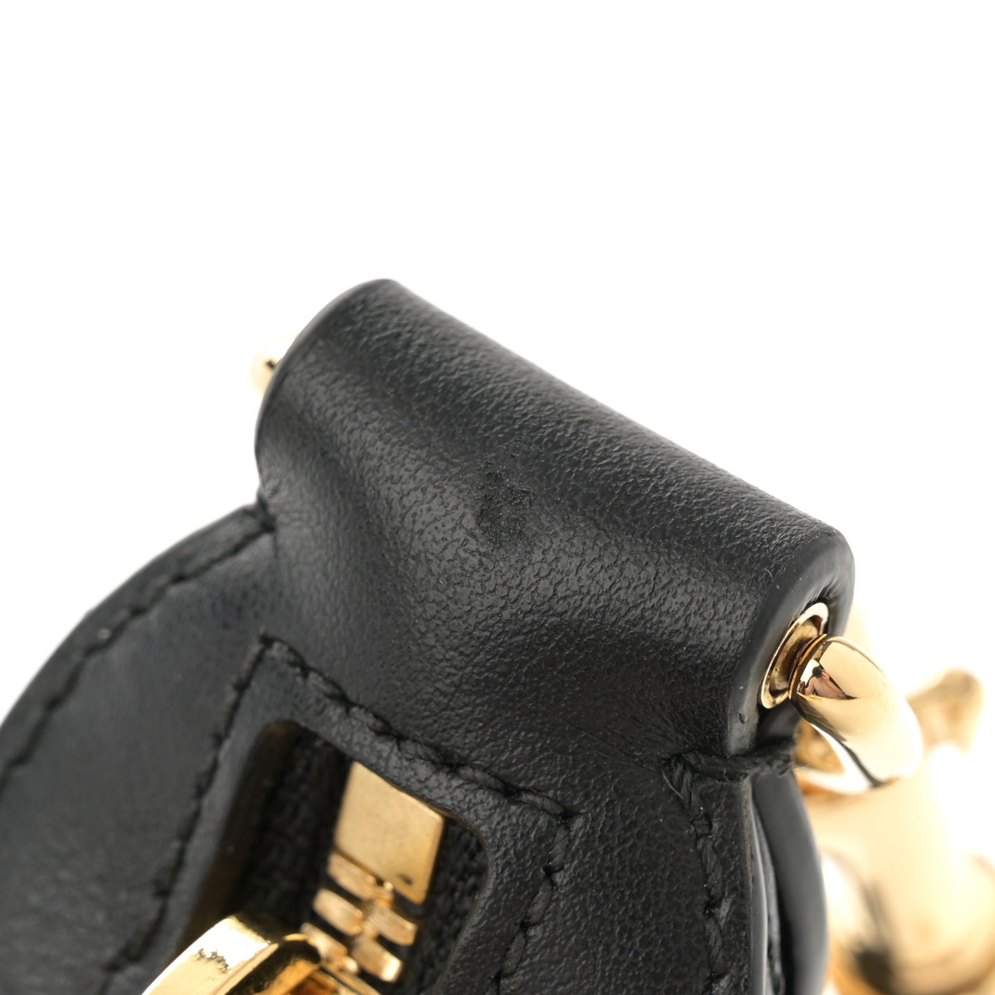 Calfskin GG Matelasse Mini Hobo Shoulder Bag Black