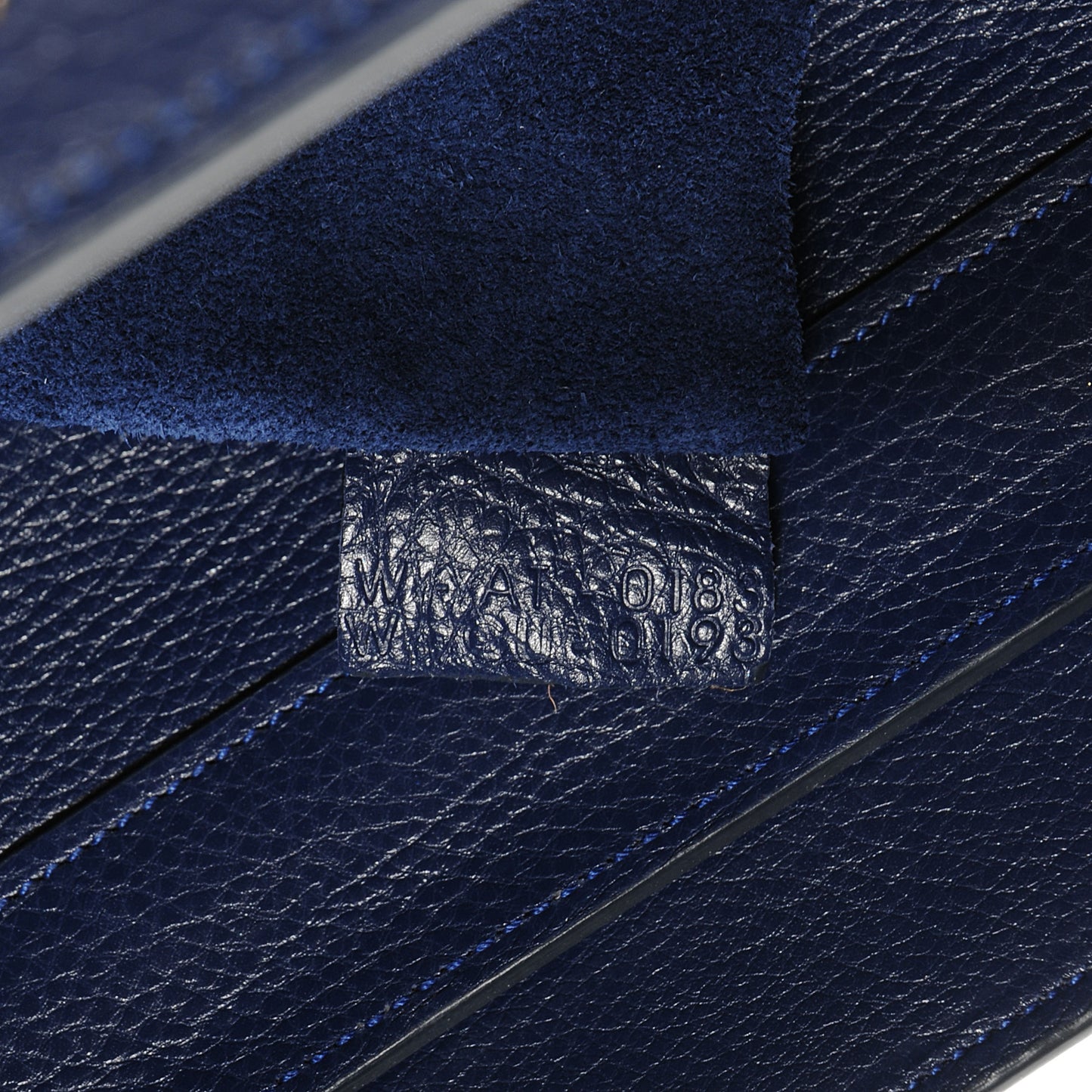 Baby Calfskin Leather Mini Luggage Ink