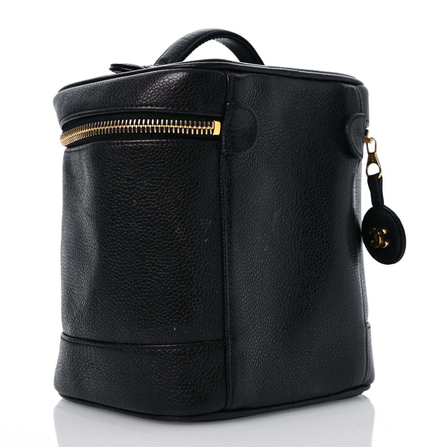 Chanel Caviar Cosmetic Vanity Bag Black 3 of 14