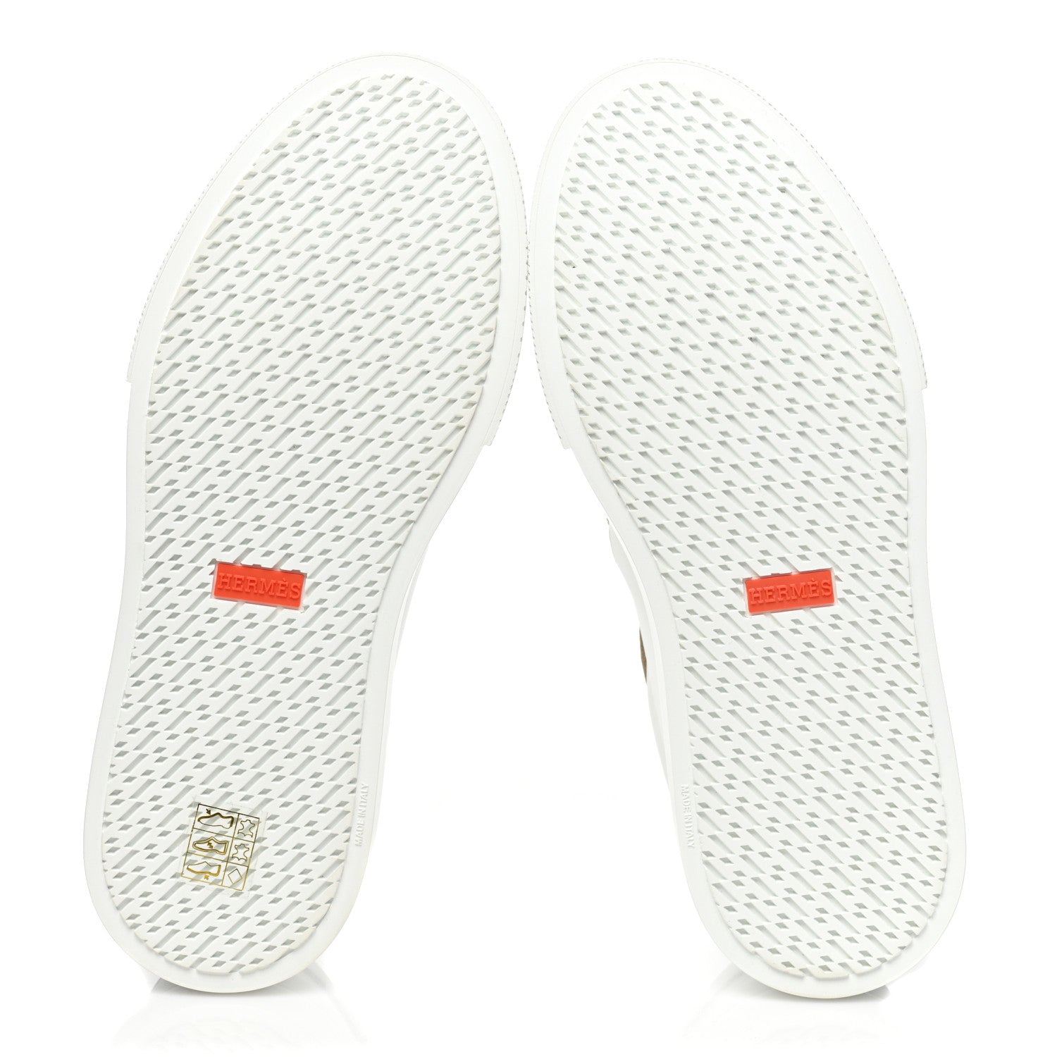 Hermes Calfskin Day Sneakers 38.5 Multicolor White 6 of 10